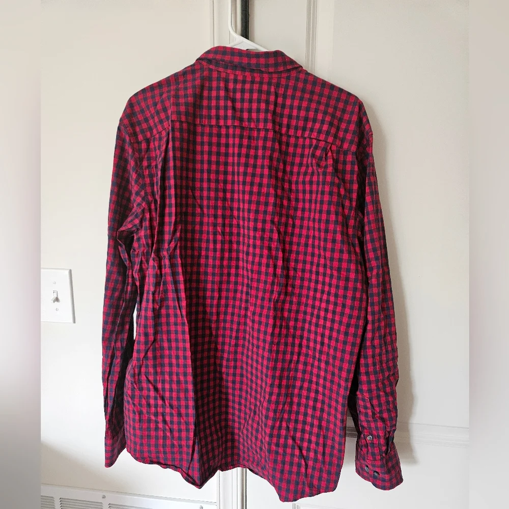 George Classic Fit Wrinkle Resistant Button Up Long Sleeve Dress Shirt Mens XL - Picture 4 of 6